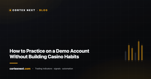 How to Practice on a Demo Account Without Building Casino Habits - Cortex Next