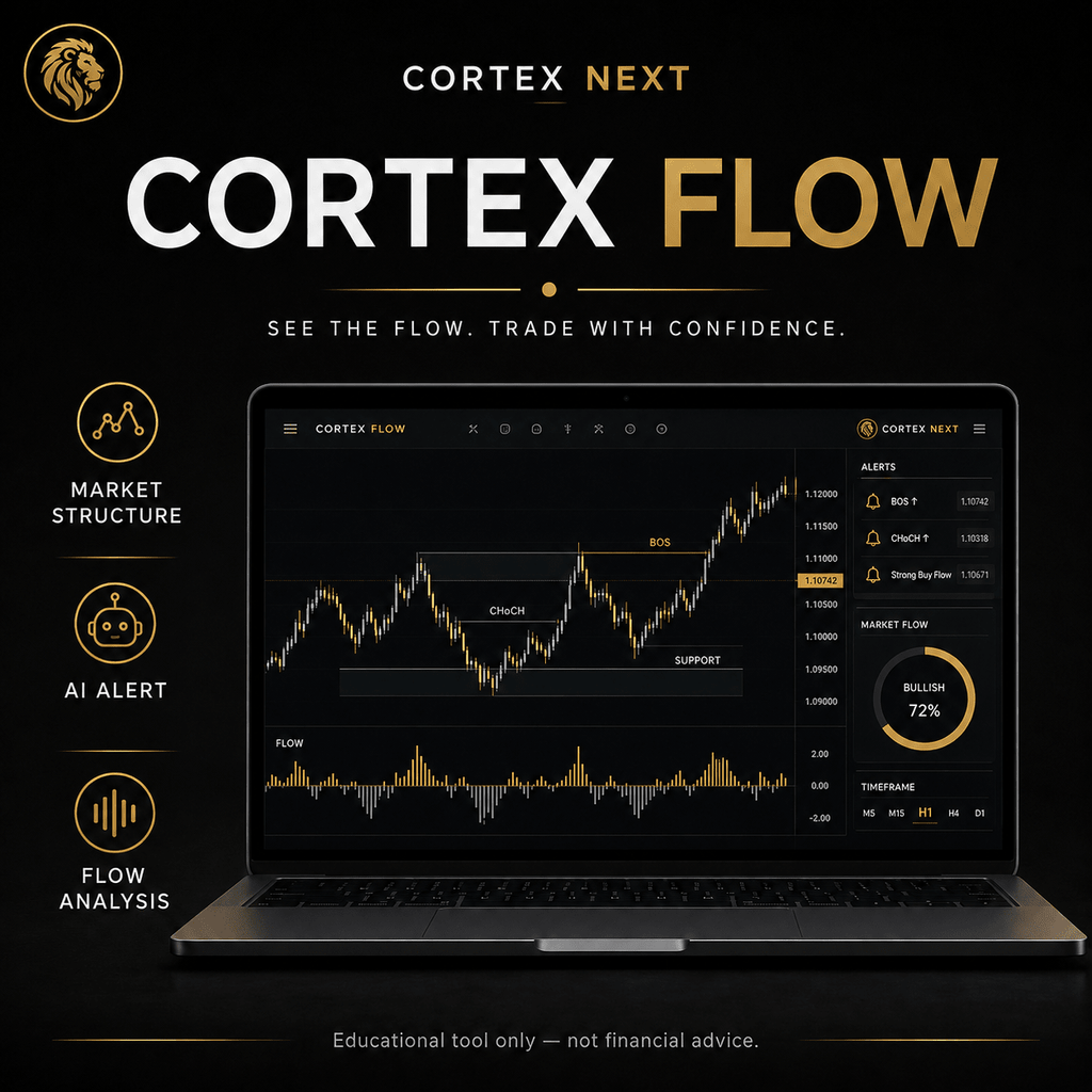 Cortex Flow TradingView market structure and momentum indicator