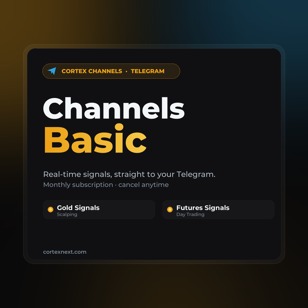 Cortex Channels Basic - Telegram signals, monthly subscription
