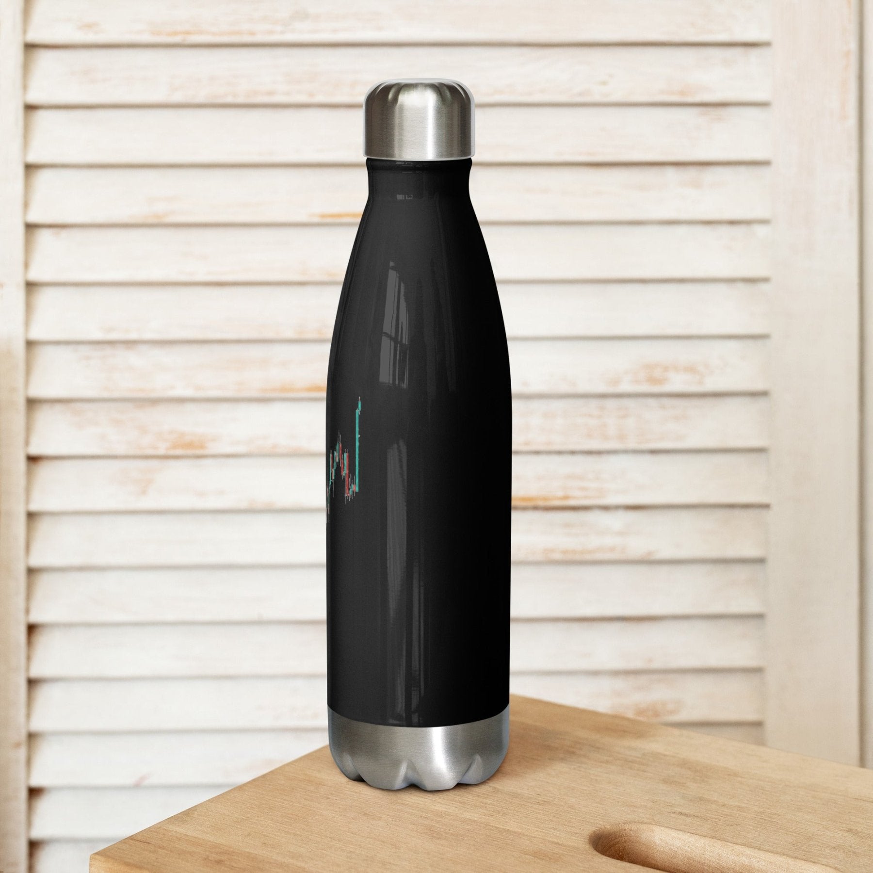Trader Golfer Stainless Steel Water Bottle - Black - Cortex Next