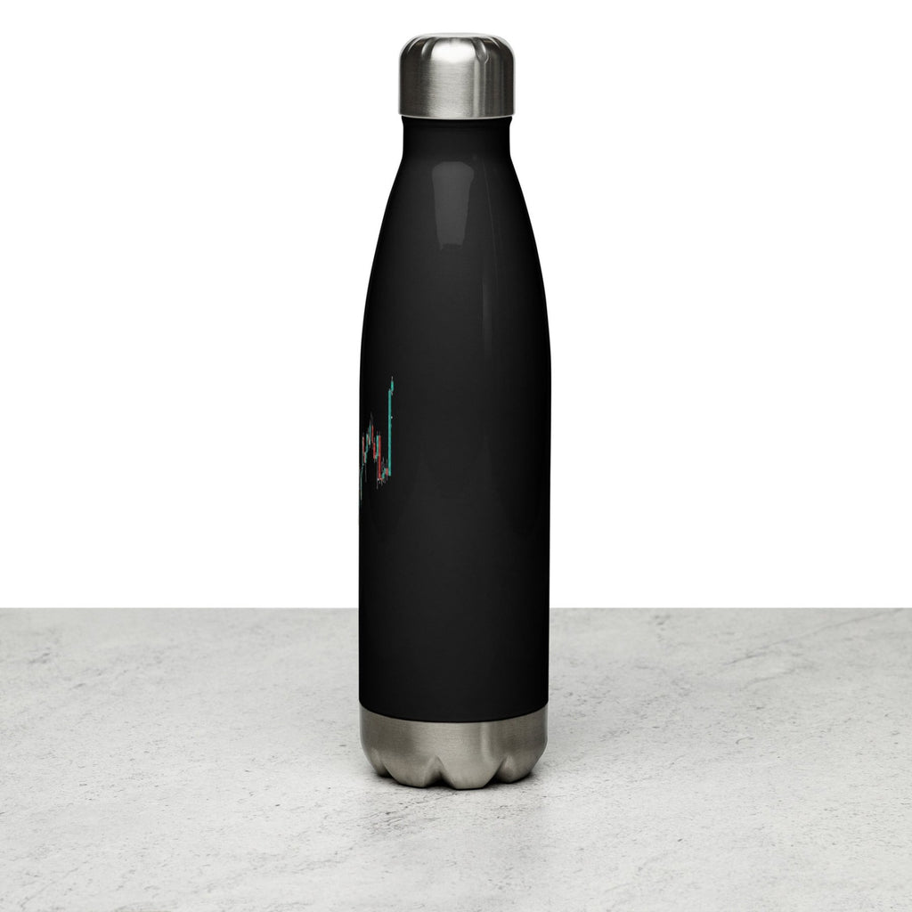 Trader Golfer Stainless Steel Water Bottle - Black - Cortex Next