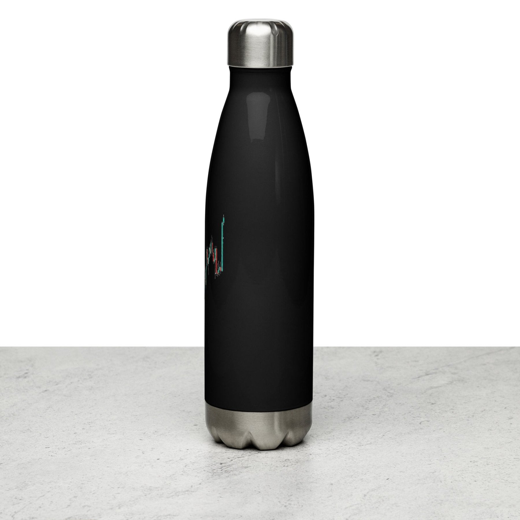 Trader Golfer Stainless Steel Water Bottle - Black - Cortex Next