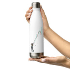 Trader Golfer Stainless Steel Water Bottle - White - Cortex Next